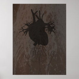 ハート，臓器提供ポスター ポスター