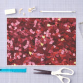 ハート 薄葉紙 (クラフト)