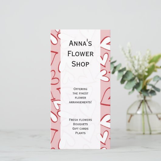 ハート、赤いハート、ピンクのハート、愛のパターン (スタンド正面)