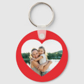 ハート（赤） キーホルダー (正面)