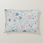 ハート、開始およびセージ離れの アクセントクッション (裏面)