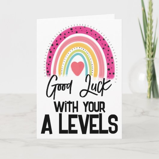 ハート:頑張れ得よ!試験 カード (正面)