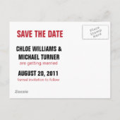 -ハート（黒/赤） 案内ポストカード (裏面)