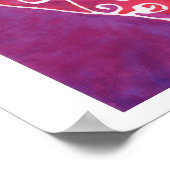 ハート#1 ポスター (角)