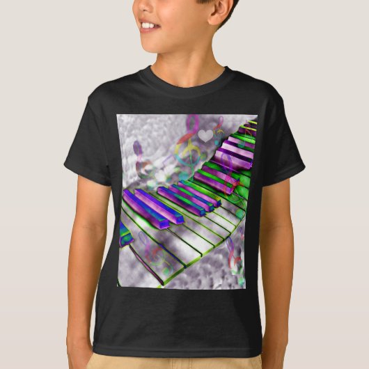 ハート#2_の鍵 Tシャツ (正面)