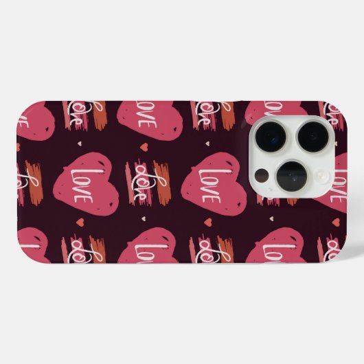 ハート Case-Mate iPhoneケース (裏面 (横))