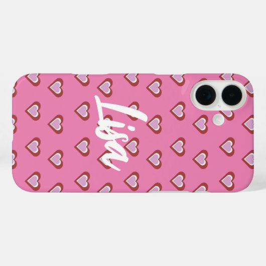 ハート Case-Mate iPhoneケース (裏面 (横))