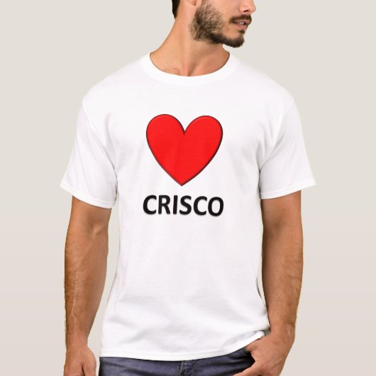 "ハート" Crisco Tシャツ (正面)