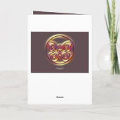 ハート- Gauguin3 -を芸術カード表現して下さい カード (裏面)