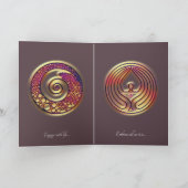 ハート- Gauguin3 -を芸術カード表現して下さい カード (内部)