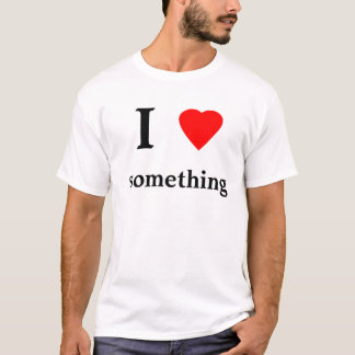 ハート、Iの何か Tシャツ