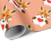 ハート- I愛--を保持することを孤色に変色させて下さい! ラッピングペーパー (ロールコーナー)