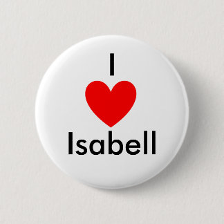ハート、I、Isabell 缶バッジ