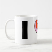 ハート、I、NJ コーヒーマグカップ (左)