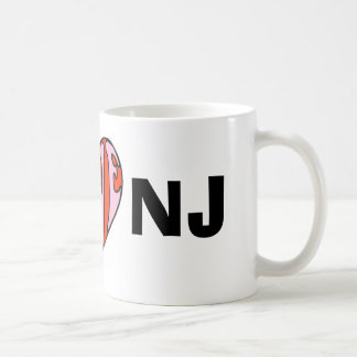 ハート、I、NJ コーヒーマグカップ