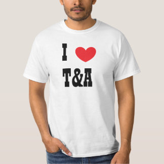 ハート、I、T&A Tシャツ