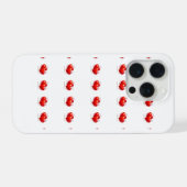 ハート iPhone 15 Pro カバー (裏面横)