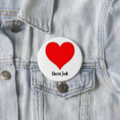 ハート、Judi女王 缶バッジ (インサイチュ)