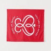 ハート(&S) タペストリー (正面(横))