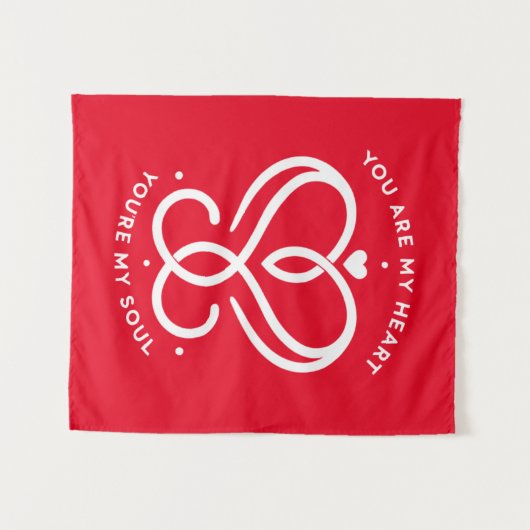 ハート(&S) タペストリー (正面(横))