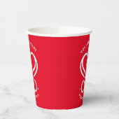 ハート(&S) 紙コップ (左)