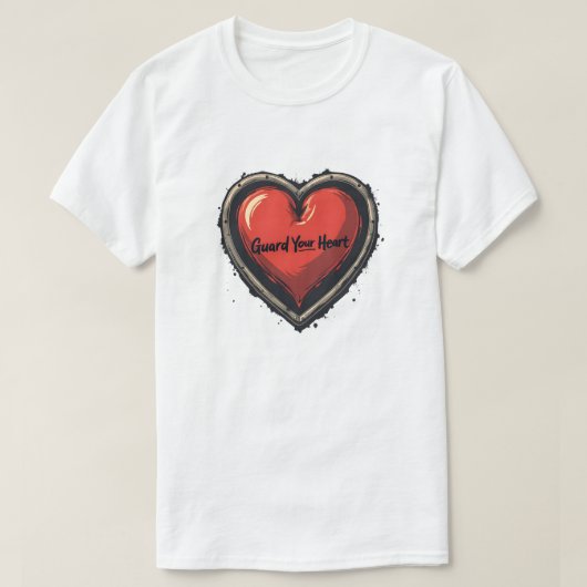 ハート Tシャツ (デザイン正面)