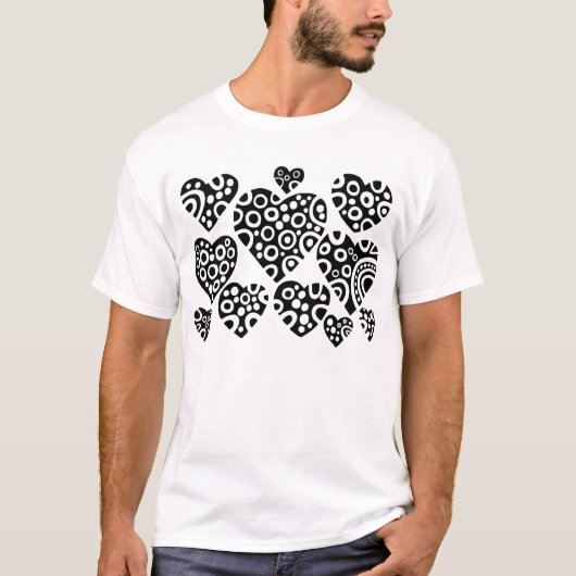 ハート Tシャツ (正面)