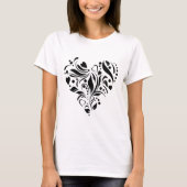ハート Tシャツ (正面)