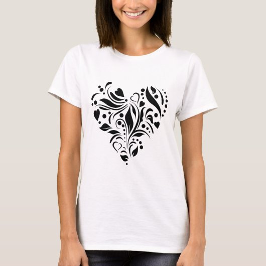 ハート Tシャツ (正面)