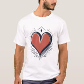 ハート Tシャツ (正面)