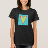ハート Tシャツ (正面)