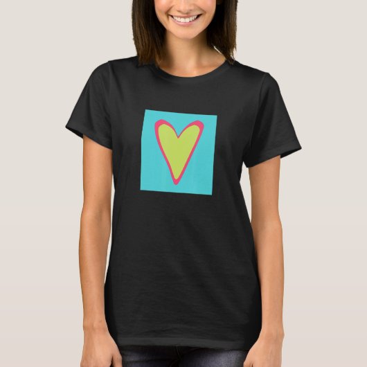 ハート Tシャツ (正面)