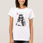 ハート Tシャツ (正面)