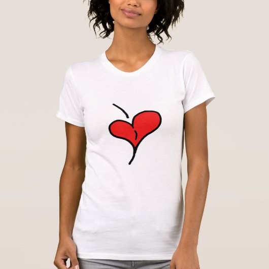 ハート Tシャツ (正面)
