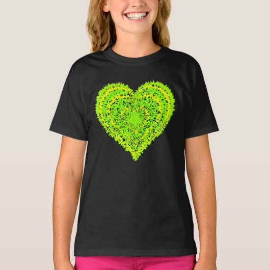 ハート Tシャツ (正面)