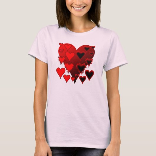 ハート Tシャツ (正面)