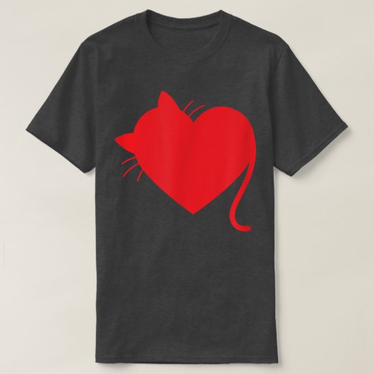 ハート Tシャツ (デザイン正面)
