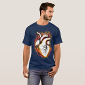 ハート Tシャツ (正面フル)