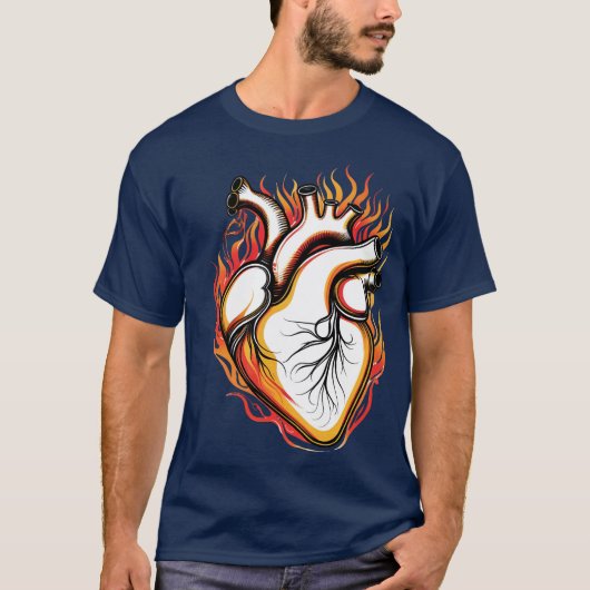 ハート Tシャツ (正面)