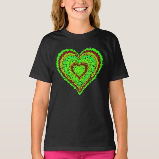 ハート Tシャツ (正面)