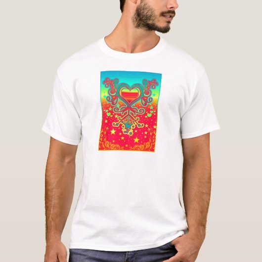 ハート Tシャツ (正面)