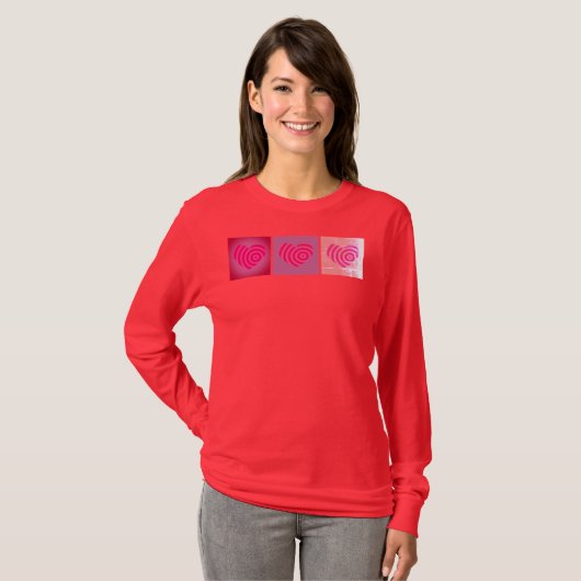 ハート Tシャツ (正面フル)