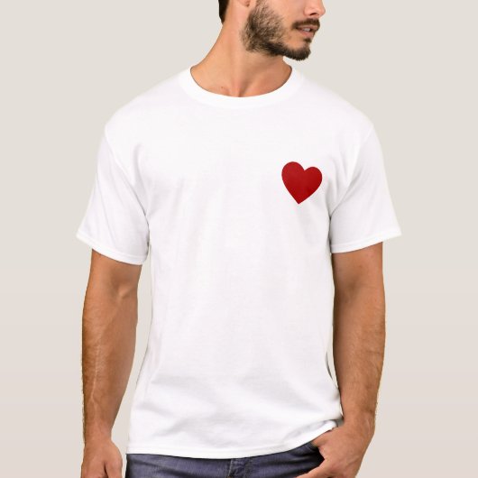 ハート Tシャツ (正面)