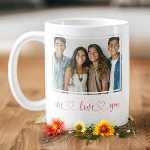ハート- We Love You - Mother's Day Photo コーヒーマグカップ