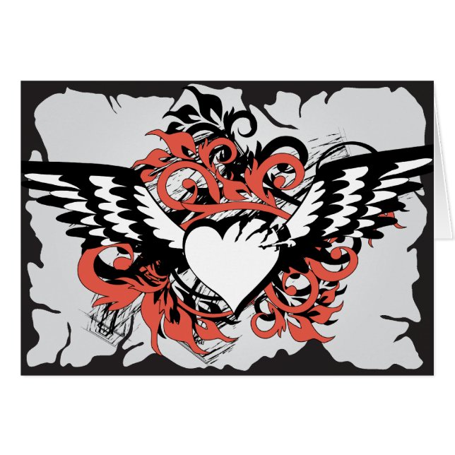 ハート&wings_card (正面横)
