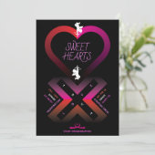 ハート X スイートハーツ 招待状 (スタンド正面)