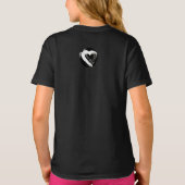 ハート XOXO Tシャツ (裏面)