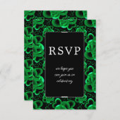 ハートA豊穣RSVPカード サンキューカード (正面/裏面)