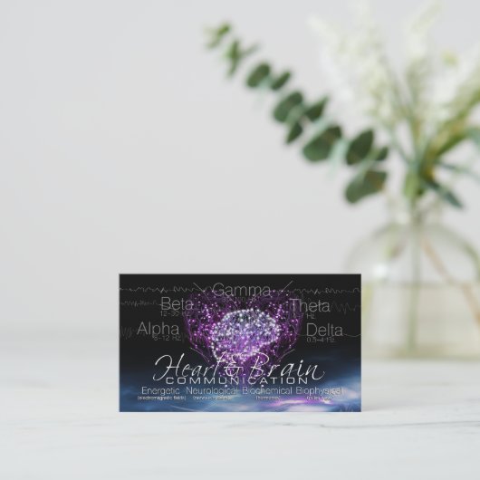 ハートBrain Empowerカード 名刺 (スタンド正面)