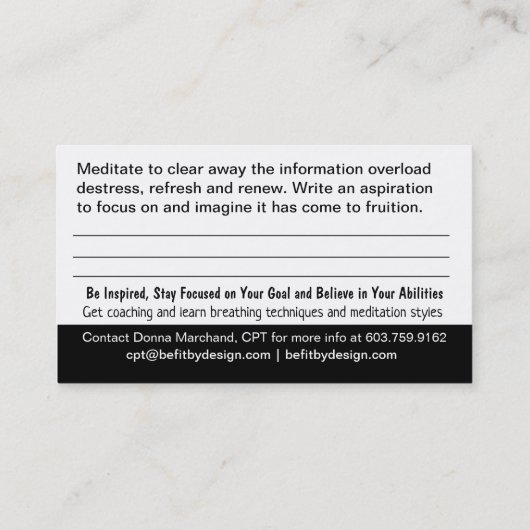 ハートBrain Empowerカード 名刺 (裏面)